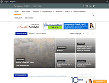 Tablet Screenshot of hustlemamamagazine.com